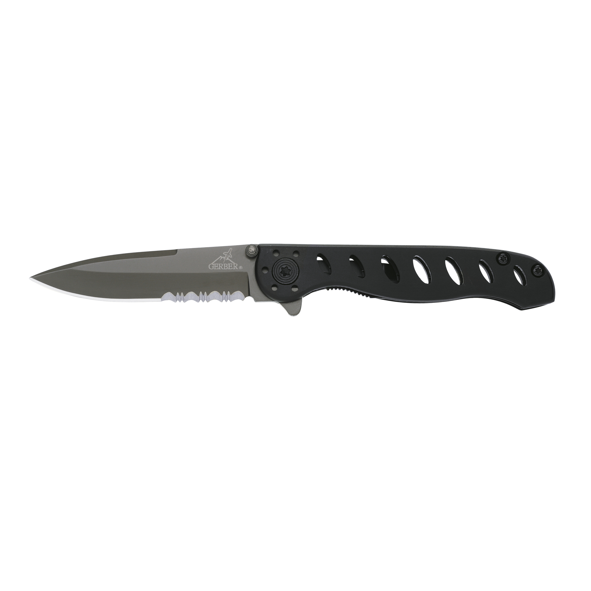 Gerber EVO Jr. 2.75in. Blade Folding Stainless Steel Serrated Pocket Knife, Model# 22-41493N